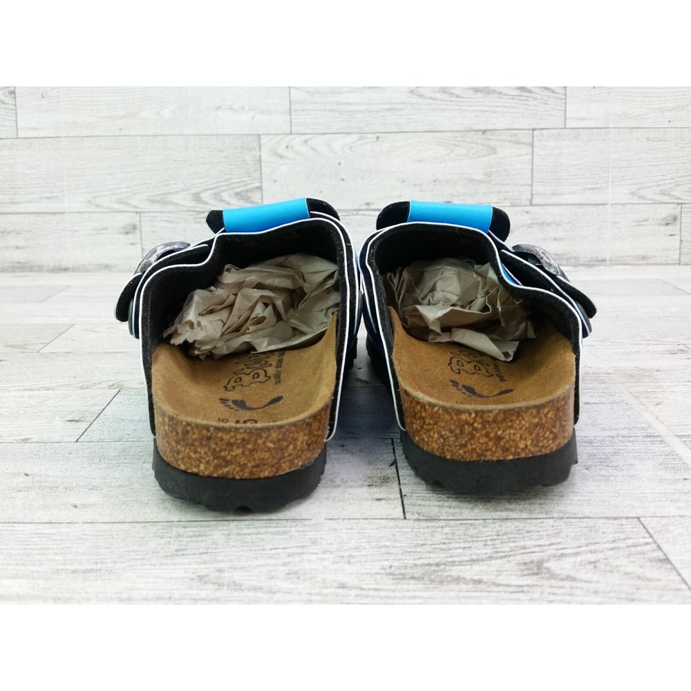 Kids Birkenstock Marvel Captain America Milano Sandals Birkis 26 8 Clogs Shoes - Picture 5 of 9